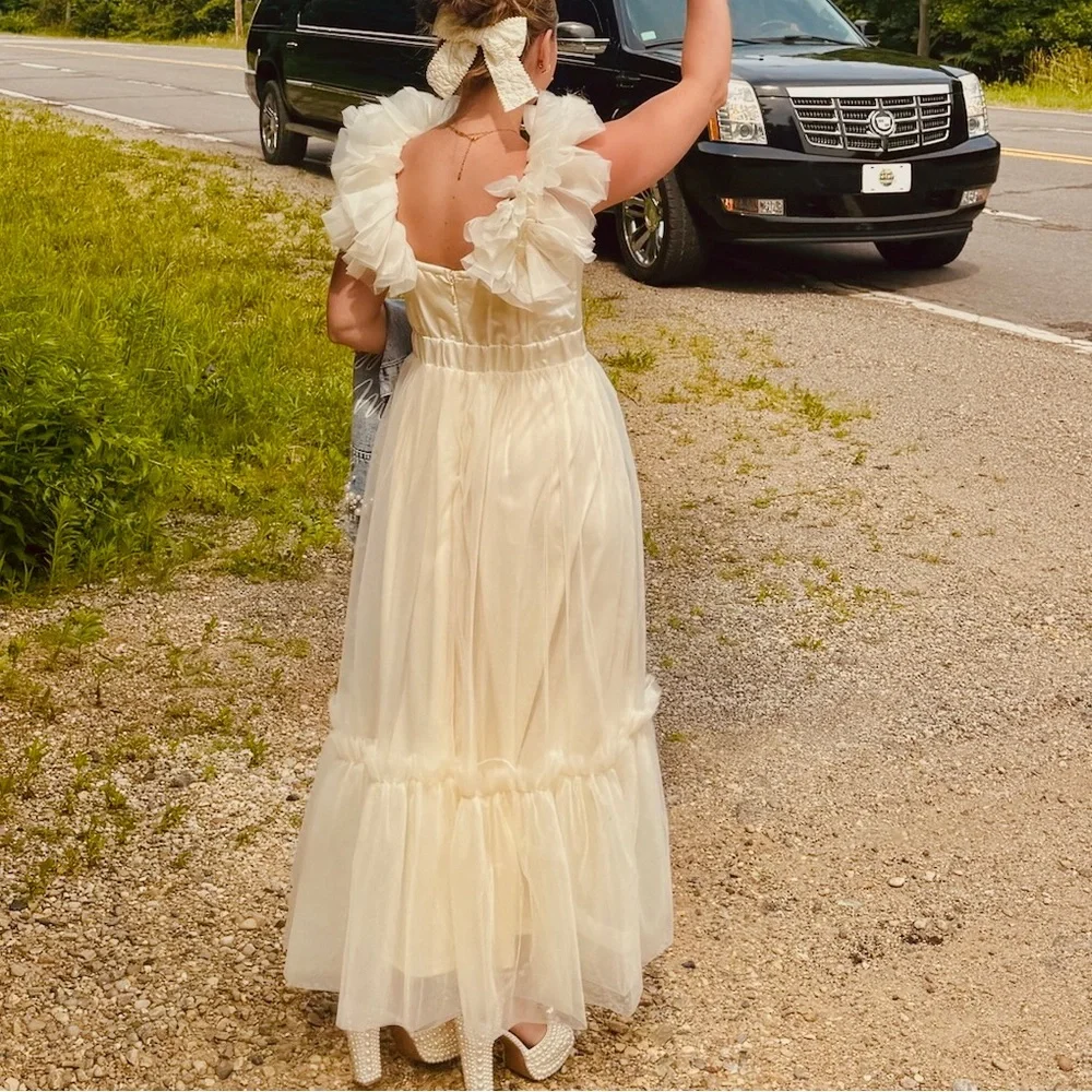 Lulus Ruffle Dress - Picture 3 of 3